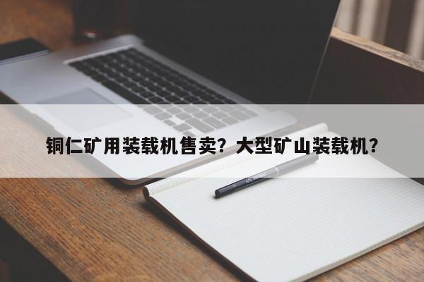銅仁礦用裝載機售賣？大型礦山裝載機？
