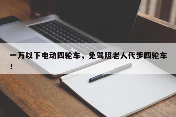 一萬以下電動四輪車，免駕照老人代步四輪車！